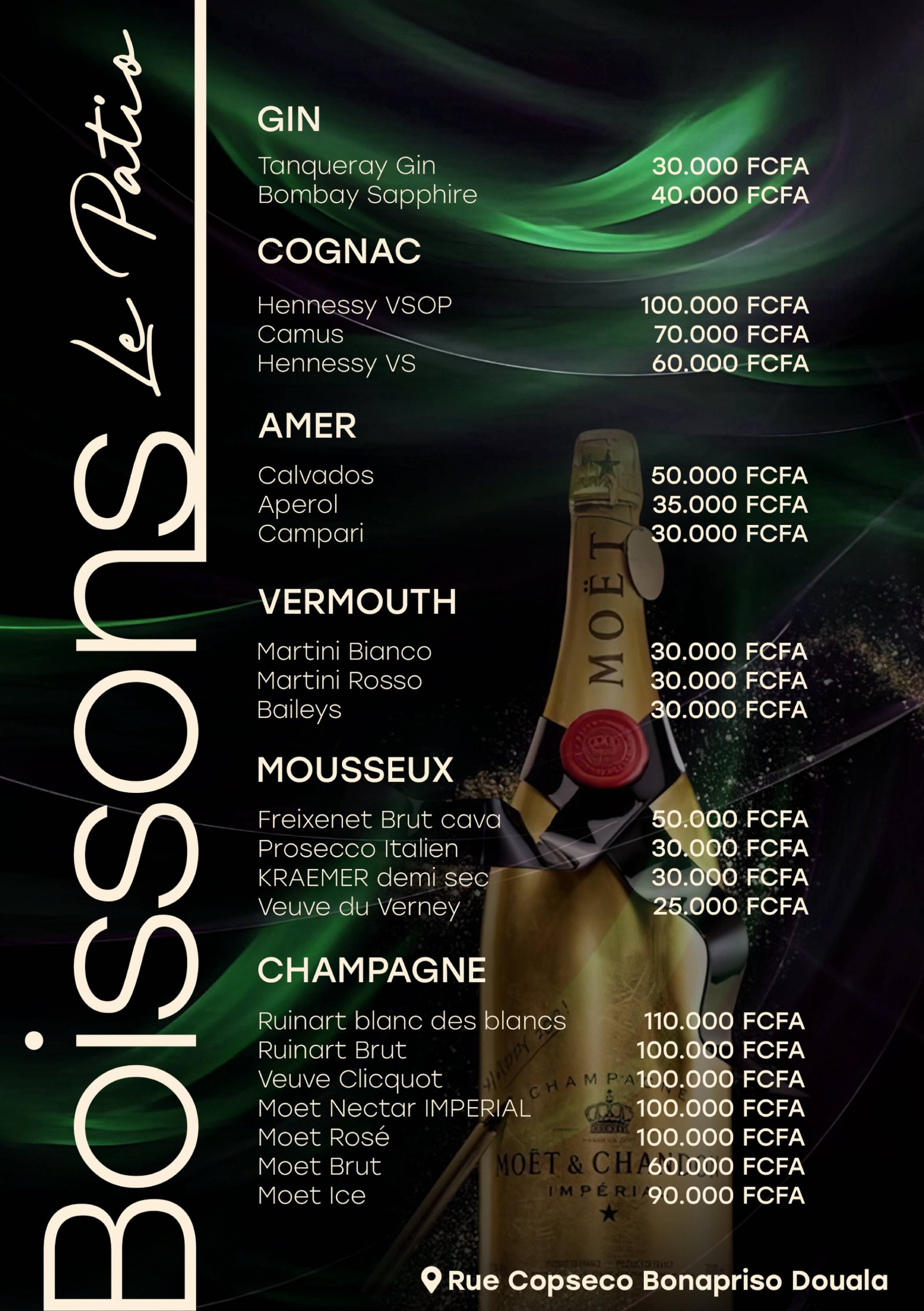 Menu Boissons 7